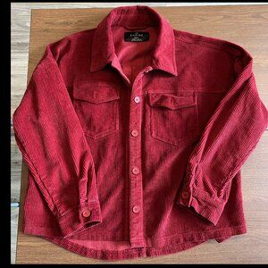 Zumiez Empyre Aria Wine Corduroy Shirt Jacket
